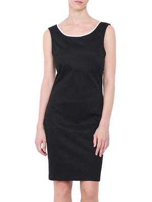 contrast binding cutout back dress - 14769007 - Standard Image - 2