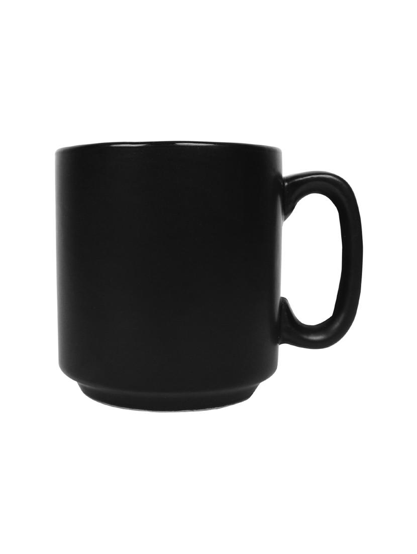 black matt finish with inside dark blue coffee mugs - set of 4 - 14770216 - Zoom Image - 2