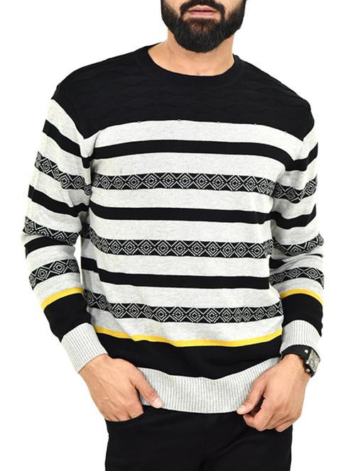grey cotton pullover - 14770309 - Very Small Image - 1