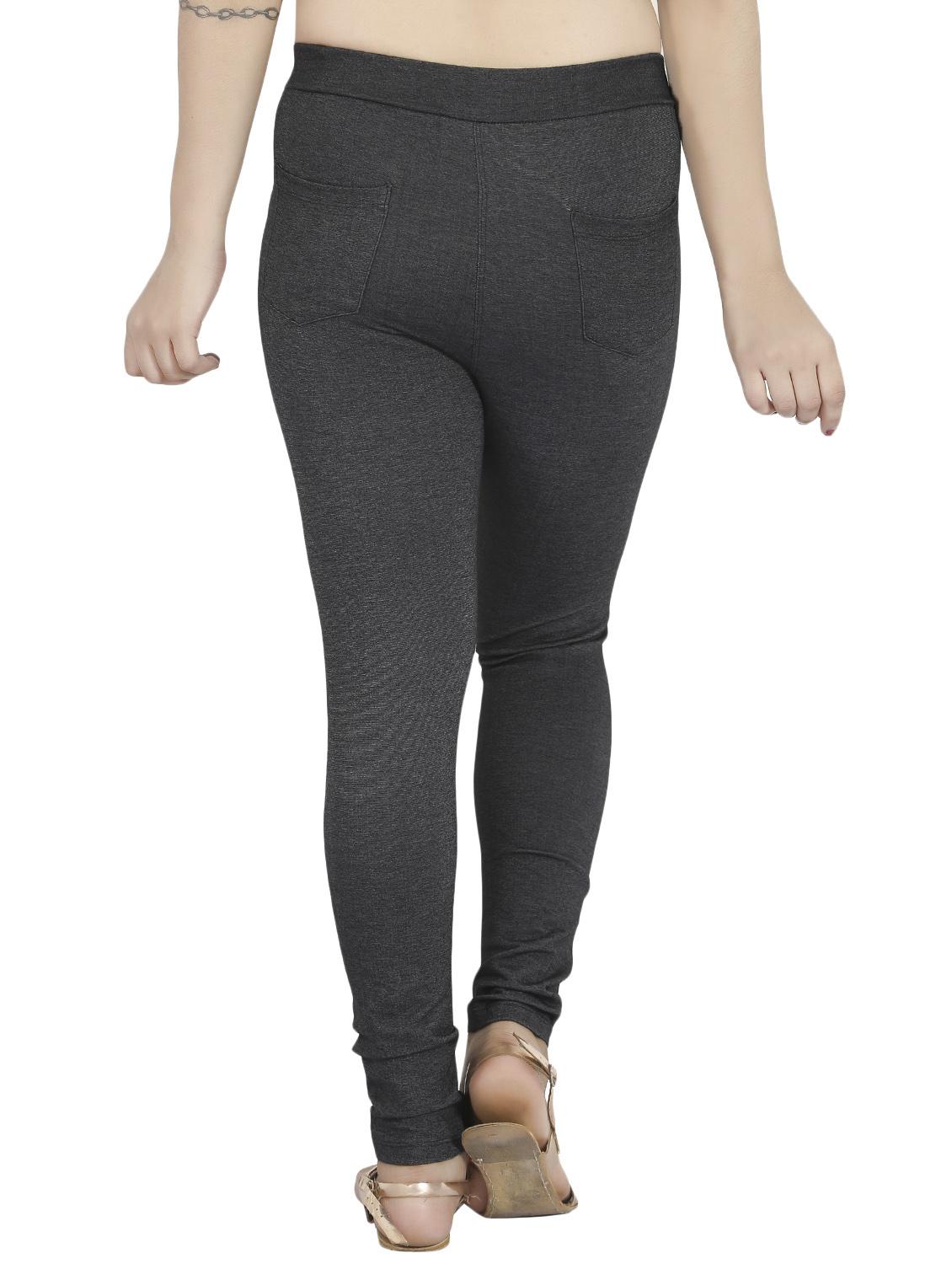 grey cotton jeggings - 14771859 - Zoom Image - 3