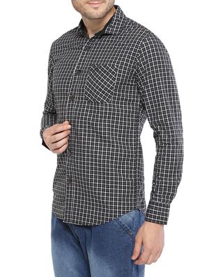black cotton casual shirt - 14772621 - Standard Image - 2