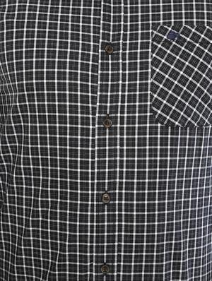black cotton casual shirt - 14772621 - Standard Image - 4