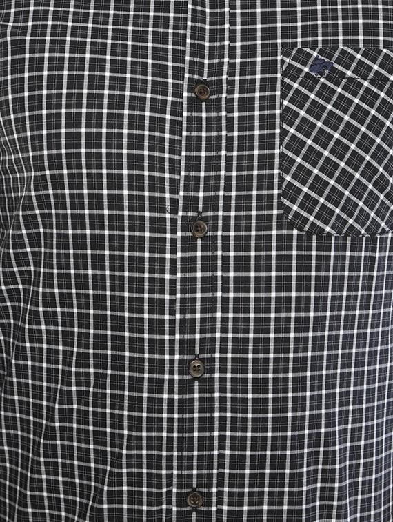 black cotton casual shirt - 14772621 - Zoom Image - 4