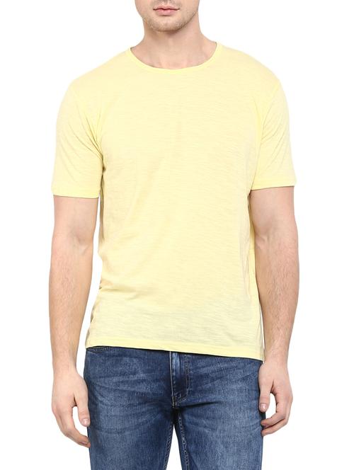 yellow cotton t-shirt - 14774628 - Standard Image - 1