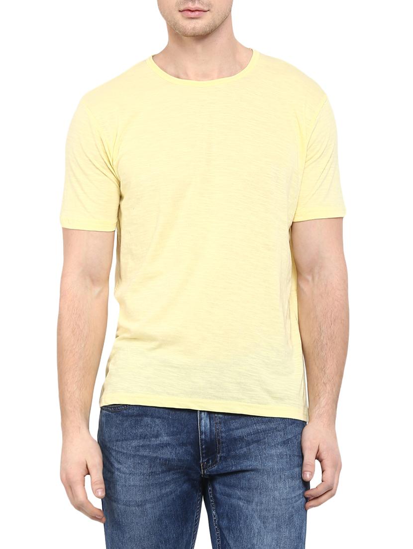 yellow cotton t-shirt - 14774628 - Zoom Image - 1