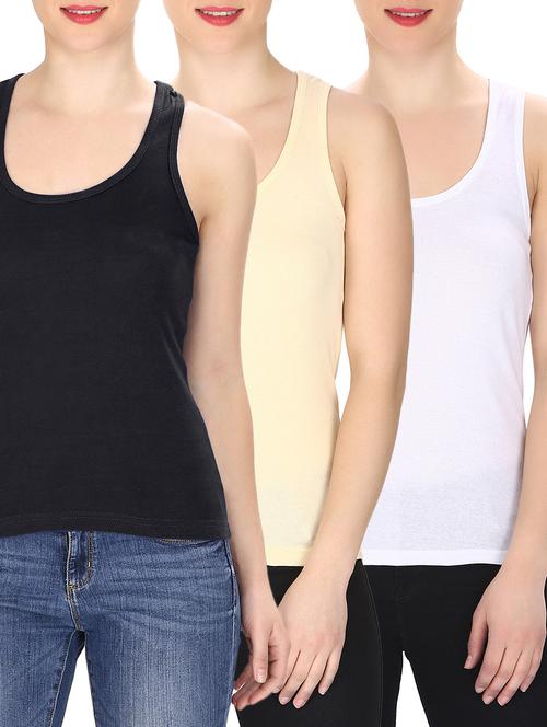 set of 3 multi colored tank tee - 14774753 - Standard Image - 1