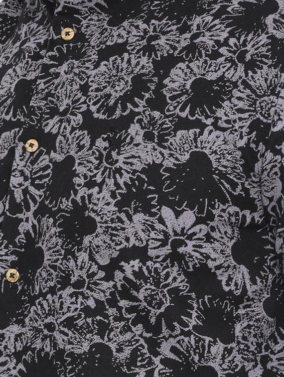black cotton casual shirt - 14775274 - Zoom Image - 4