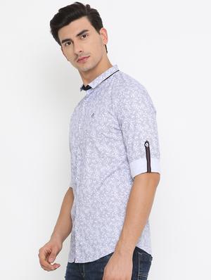 light blue cotton casual shirt - 14775284 - Standard Image - 2