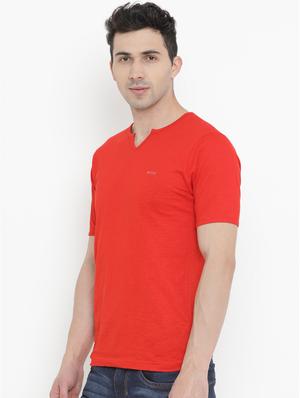 red cotton t-shirt - 14775313 - Standard Image - 2