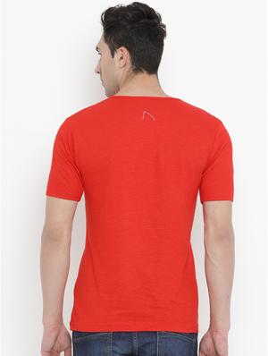 red cotton t-shirt - 14775313 - Standard Image - 3