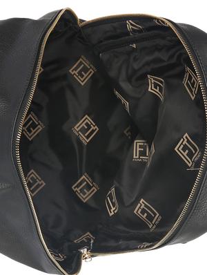 black leatherette fashion backpack - 14777043 - Standard Image - 3