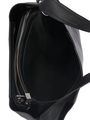 black leatherette regular handbag - 14777063 - Standard Image - 3