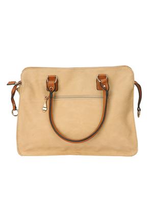beige leatherette regular handbag - 14777096 - Standard Image - 2
