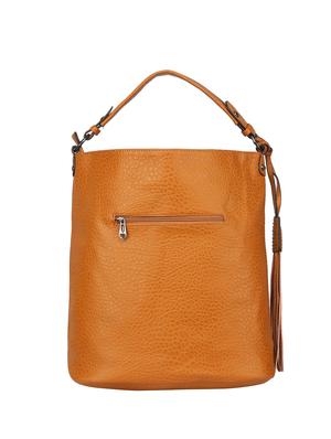 brown leatherette handbag - 14777223 - Standard Image - 2
