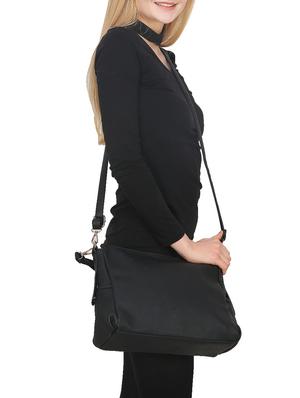 black leatherette regular handbag - 14777227 - Standard Image - 5