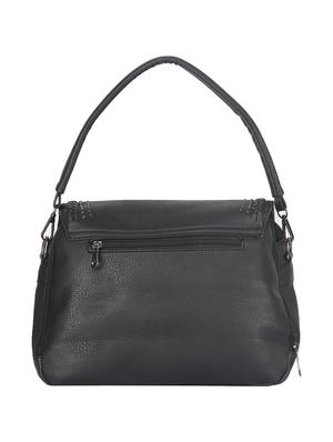 black leatherette regular sling bag - 14777236 - Standard Image - 2