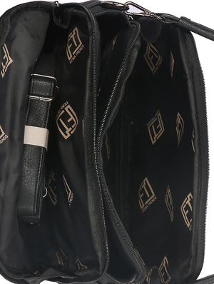 black leatherette regular sling bag - 14777236 - Standard Image - 3