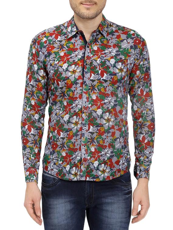 multi colored cotton casual shirt - 14777732 - Zoom Image - 1