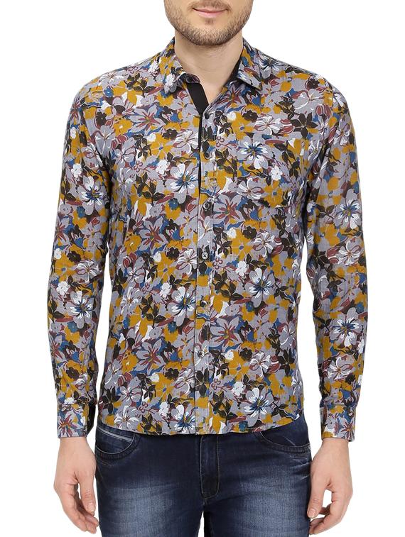 multi colored cotton casual shirt - 14777733 - Zoom Image - 1