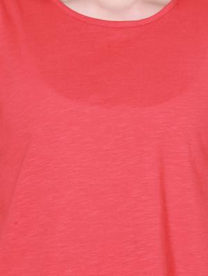 red cotton casual top - 14782405 - Standard Image - 3