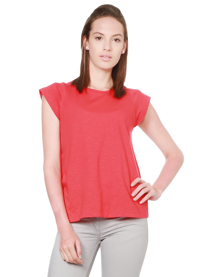red cotton casual top - 14782405 - Zoom Image - 1