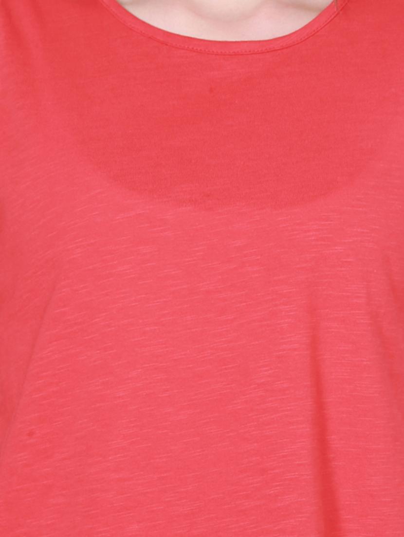 red cotton casual top - 14782405 - Zoom Image - 3