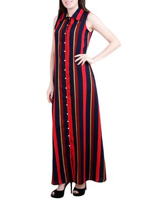 button up striped shirt dress - 14783216 - Standard Image - 2