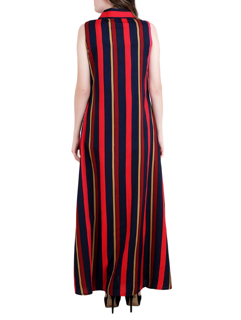 button up striped shirt dress - 14783216 - Zoom Image - 3