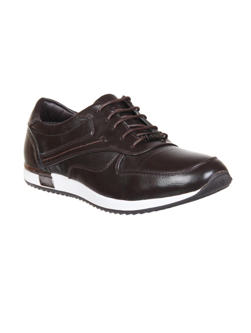 brown leather lace up shoe - 14783893 - Zoom Image - 1