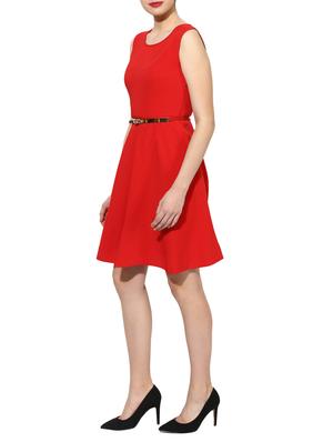 red belted dress - 14784520 - Standard Image - 2