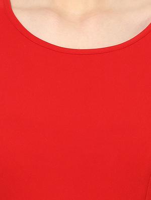 red belted dress - 14784520 - Standard Image - 4
