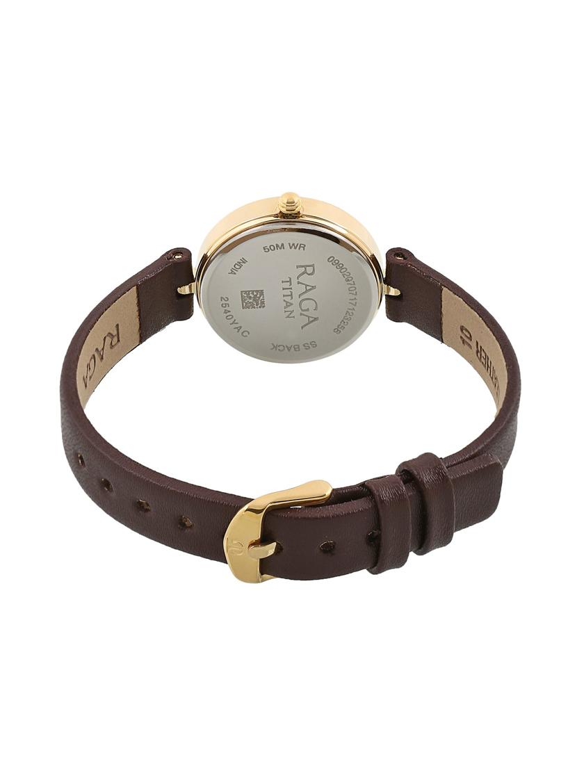 titan brown dial watch for women - 2540yl01 - 14784890 - Zoom Image - 2