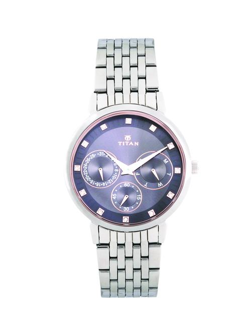 Titan Black Dial Watch For Women - 2569SM04 - 14784916 - Standard Image - 1