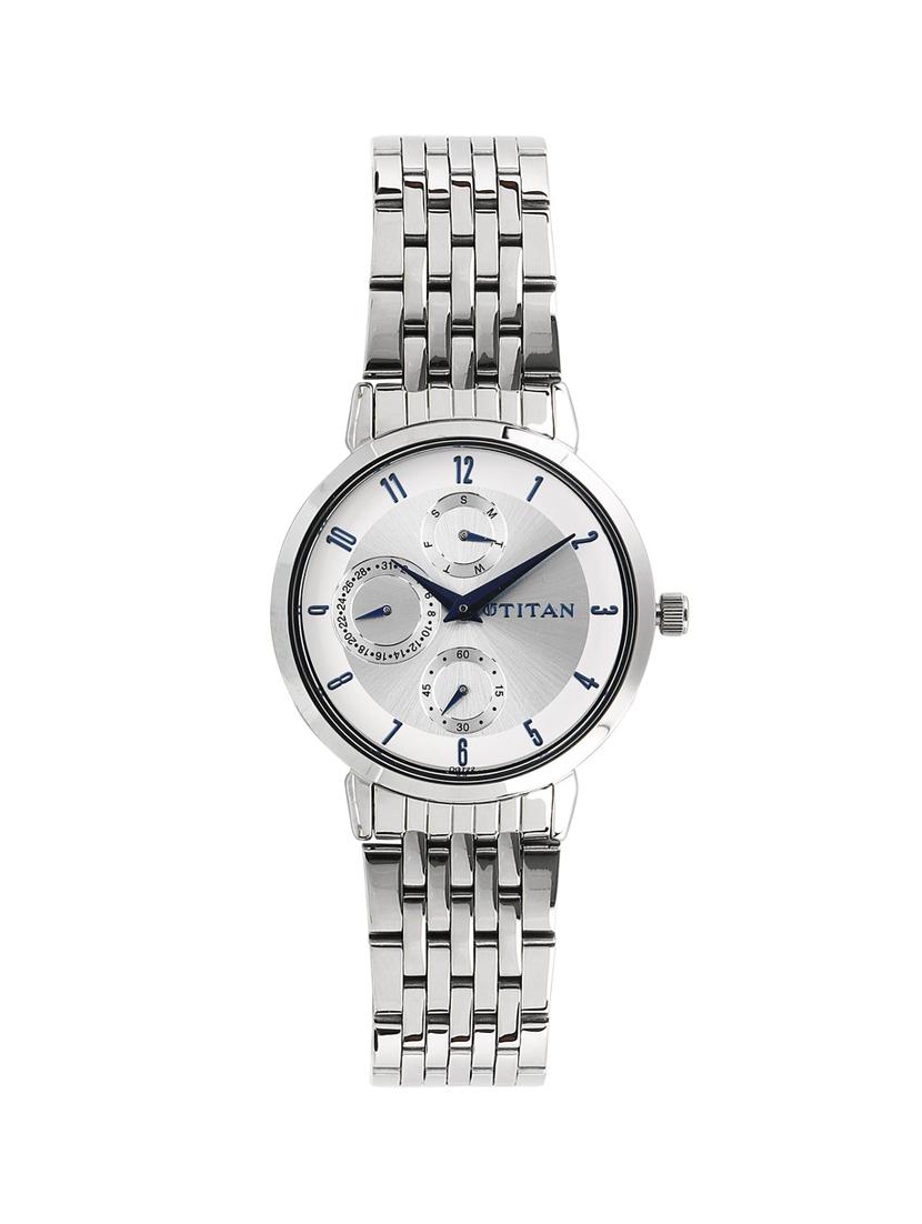 Titan Silver Dial Watch For Women - 2569SM03 - 14784917 - Zoom Image - 1