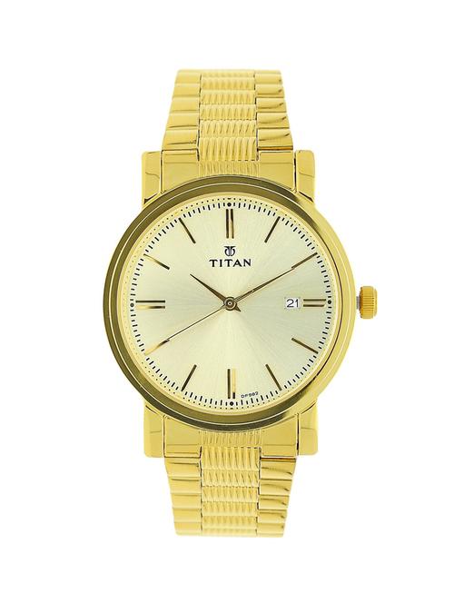 titan gold dial watch for men - 1712ym03 - 14785099 - Standard Image - 1