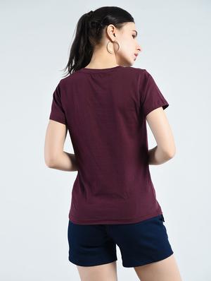brown cotton jersey tee - 14785754 - Standard Image - 3