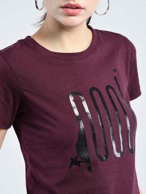 brown cotton jersey tee - 14785754 - Standard Image - 4