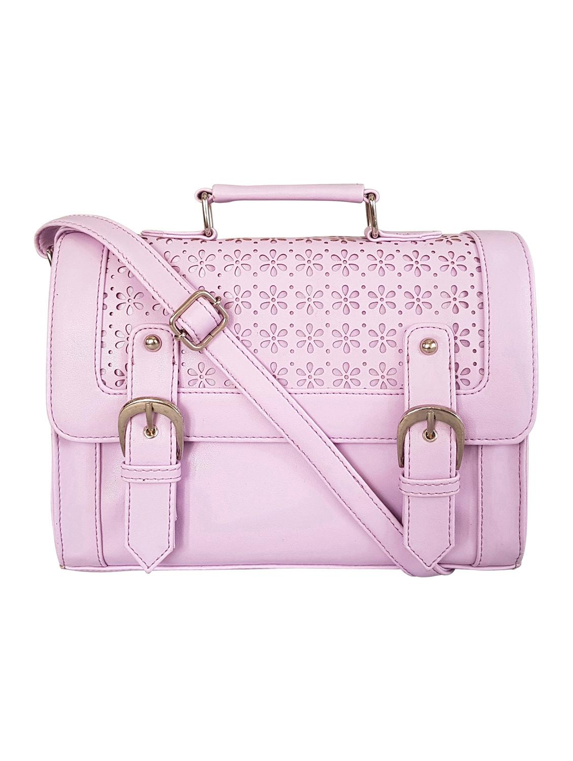 purple leatherette regular sling bag - 14790010 - Zoom Image - 1