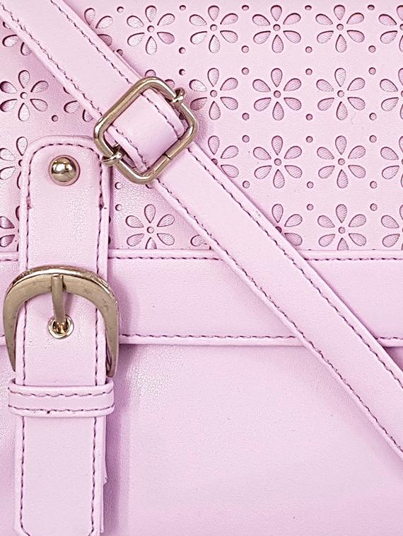 purple leatherette regular sling bag - 14790010 - Zoom Image - 4