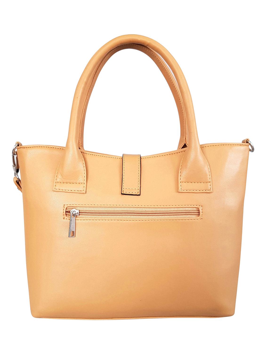 brown leatherette regular handbag - 14790058 - Zoom Image - 2