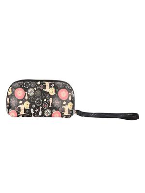 black leatherette regular clutch - 14790178 - Standard Image - 2