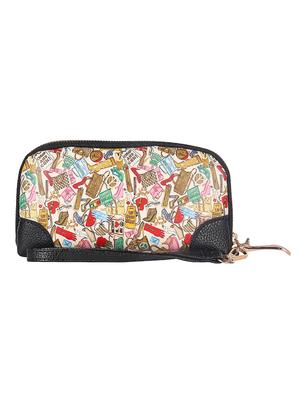 multi colored leatherette regular clutch - 14790192 - Standard Image - 2