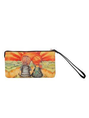 multi colored leatherette regular clutch - 14790201 - Standard Image - 2