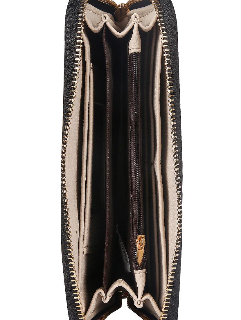green leatherette regular clutch - 14790202 - Zoom Image - 3