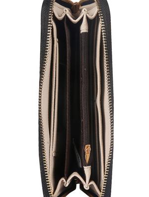 black leatherette regular clutch - 14790203 - Standard Image - 3