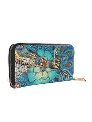 blue leatherette regular clutch - 14790208 - Standard Image - 4