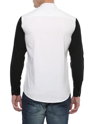 white cotton casual shirt - 14790495 - Standard Image - 3