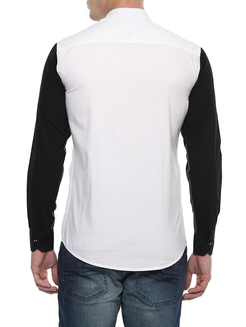white cotton casual shirt - 14790495 - Zoom Image - 3