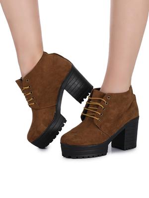 brown suede ankle boot - 14791344 - Standard Image - 4