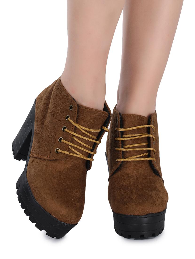 brown suede ankle boot - 14791344 - Zoom Image - 1